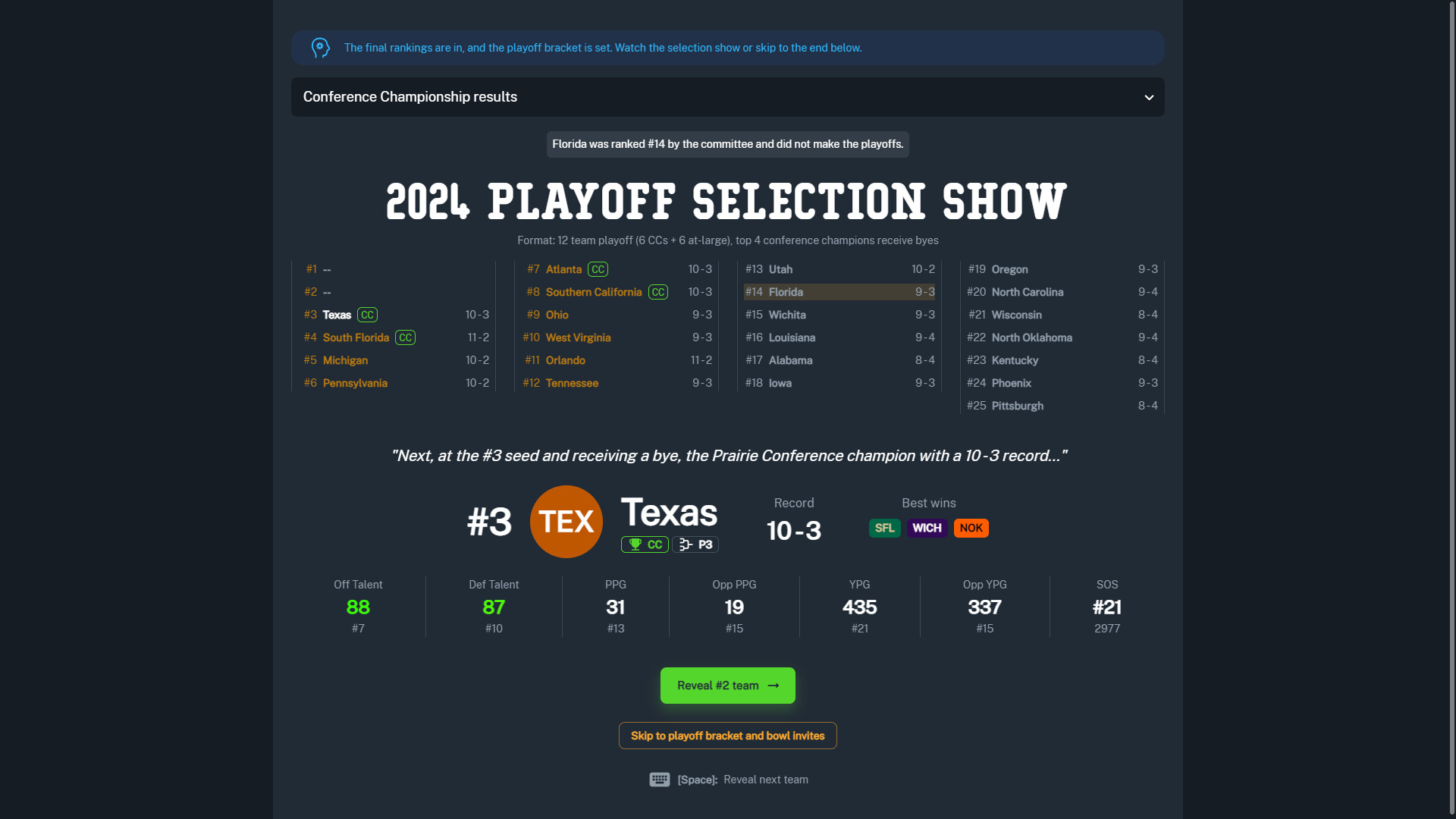 Скриншот 8: Football Coach: College Dynasty