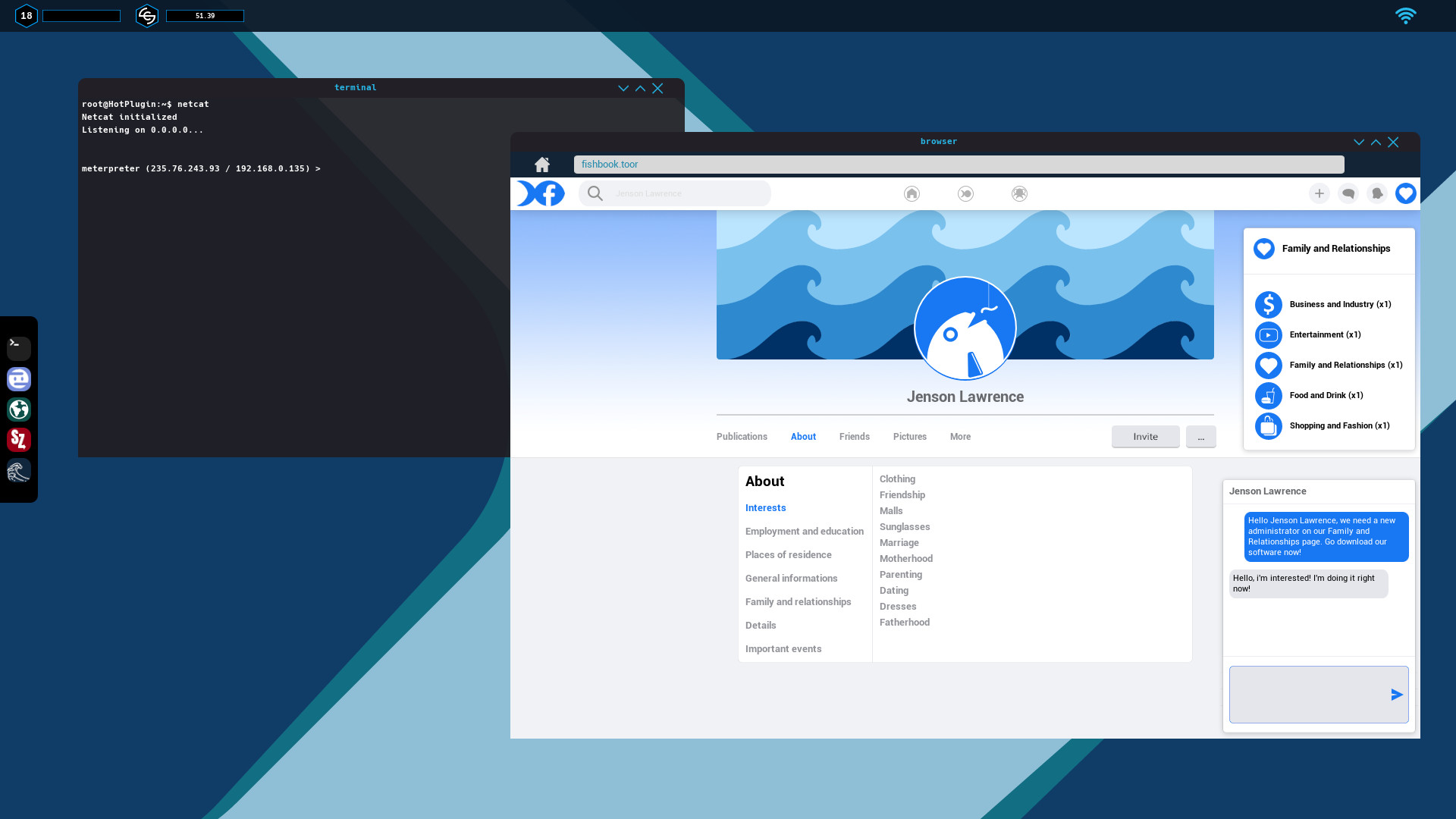 Скриншот: Hacker Simulator