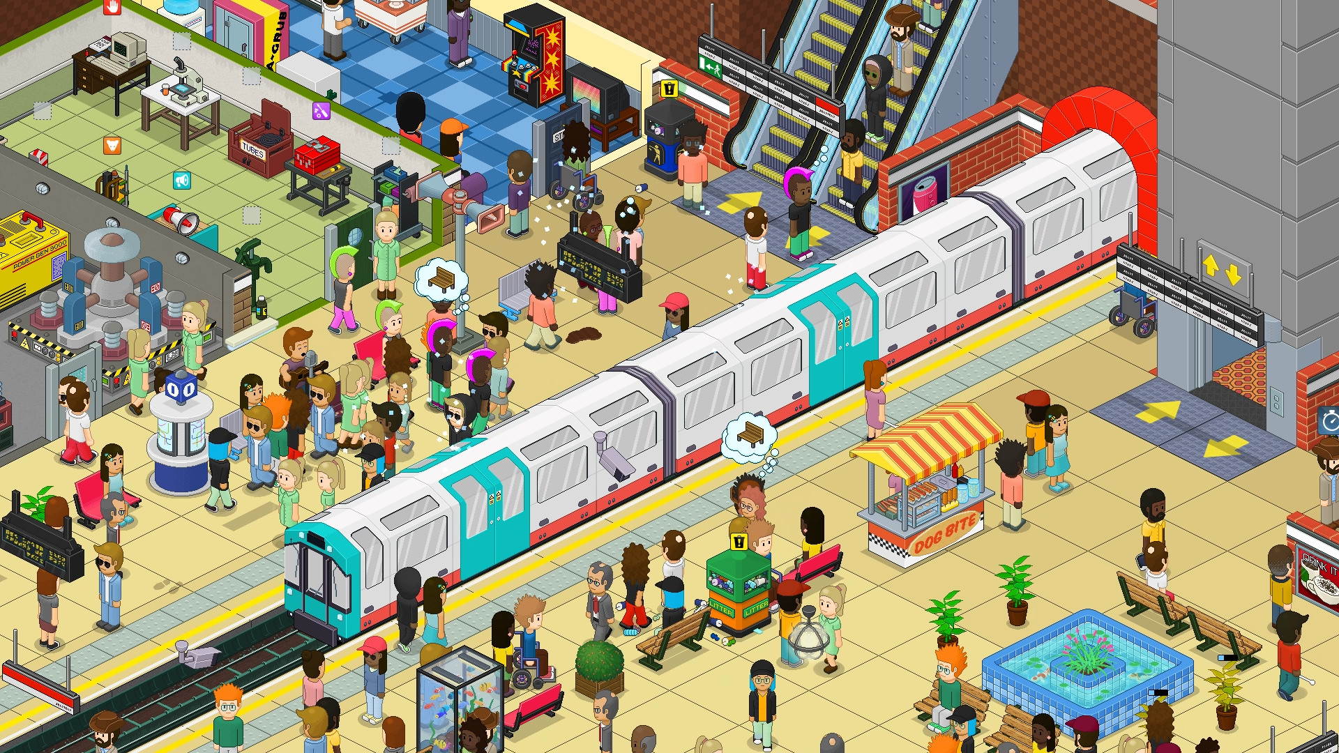Скриншот: Overcrowd: A Commute 'Em Up