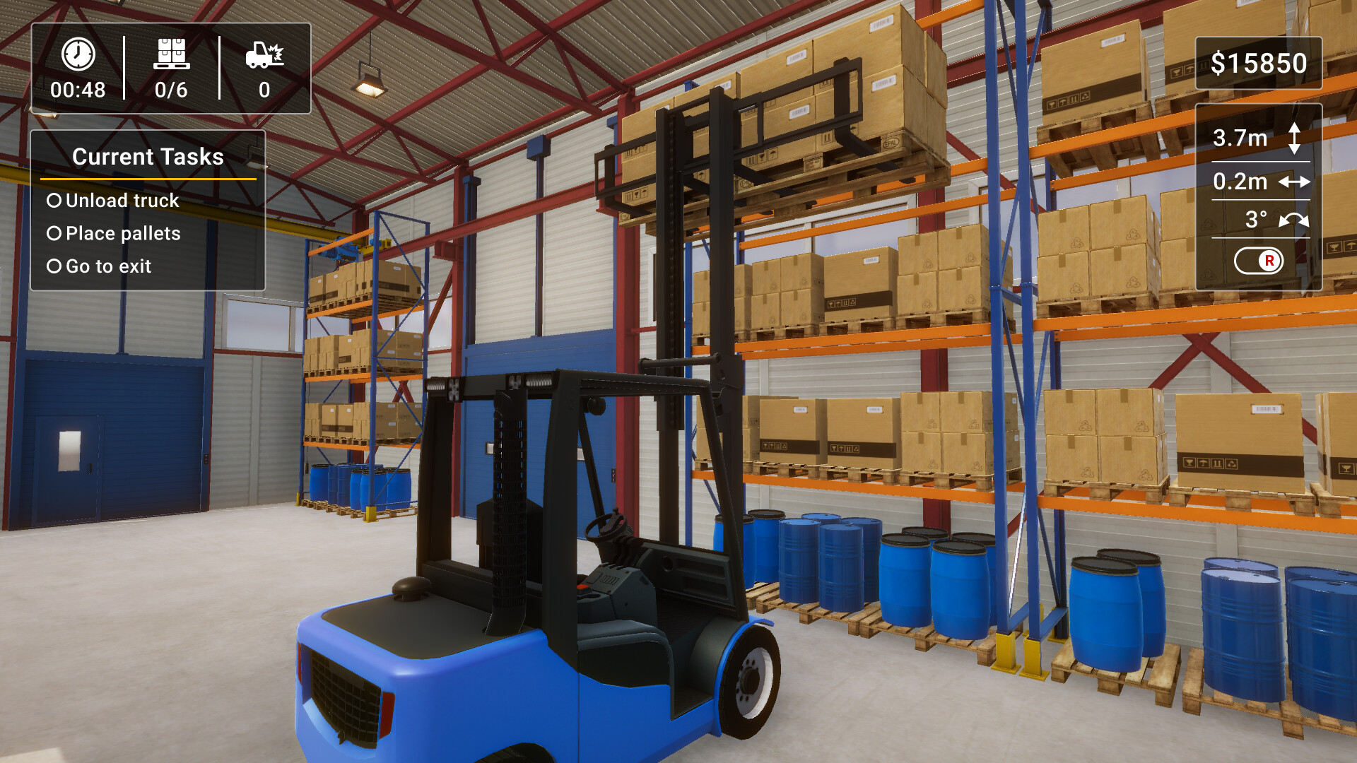 Скриншот 7: Forklift Simulator 2023