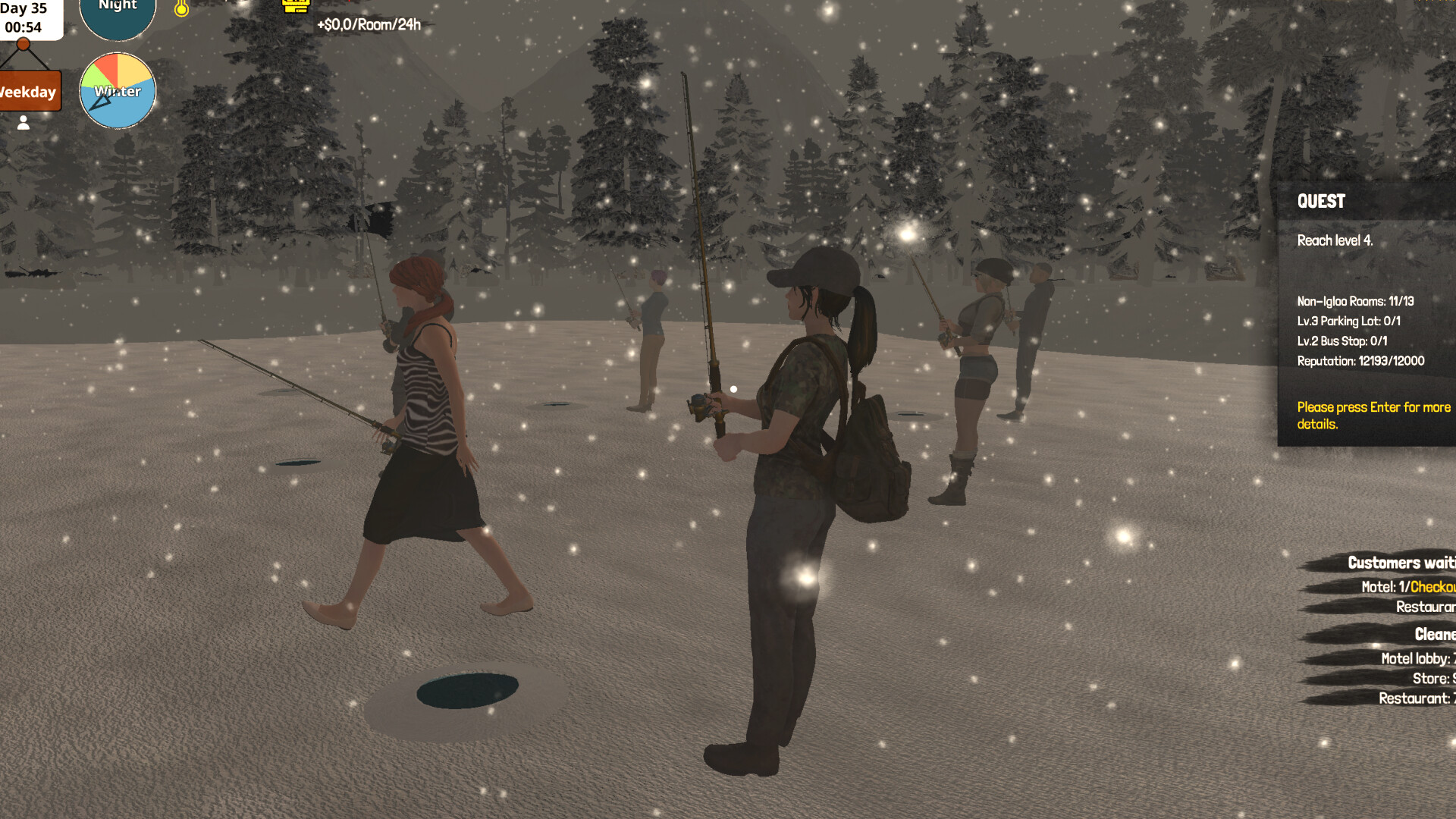 Скриншот: Arctic Motel Simulator