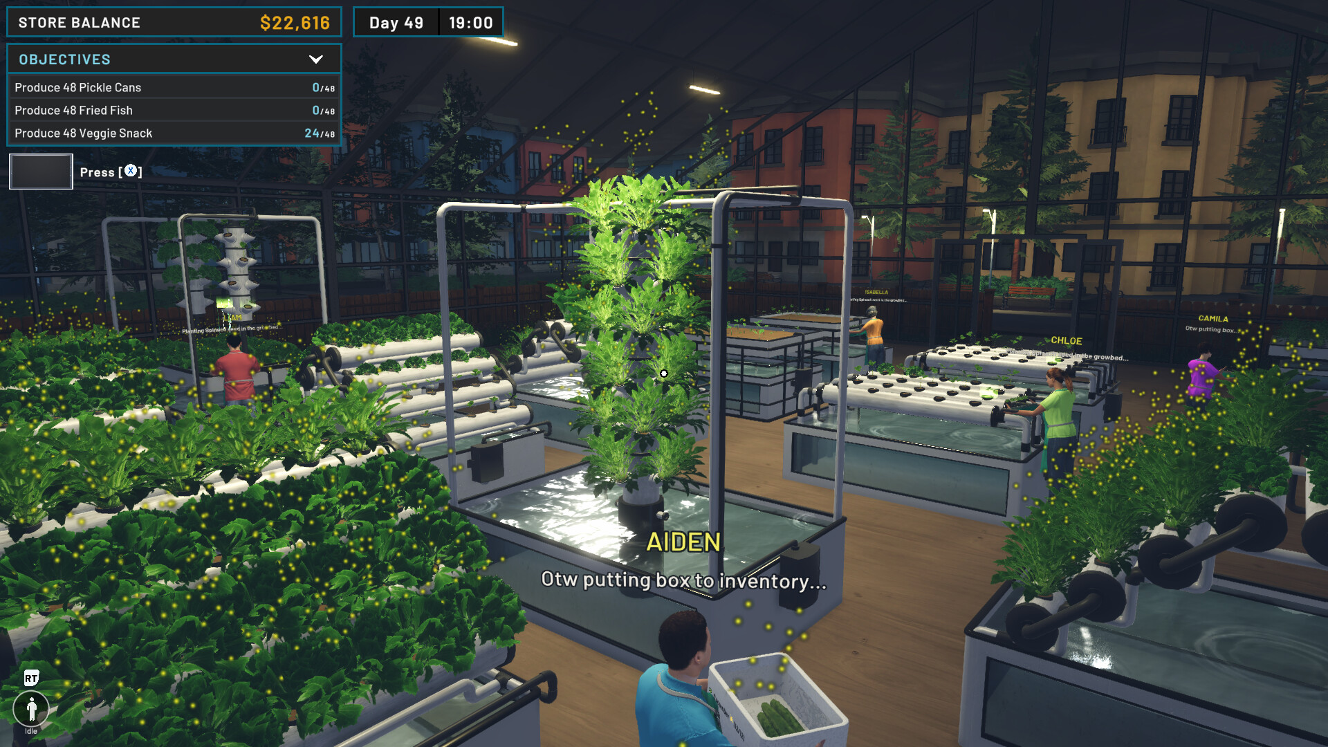 Скриншот: Hydroponics Farm & Store Simulator