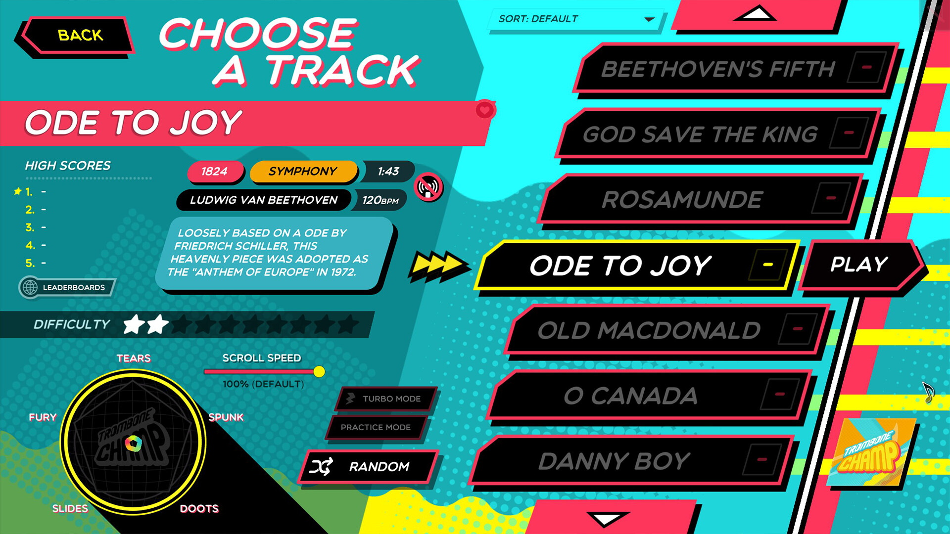 Скриншот: Trombone Champ