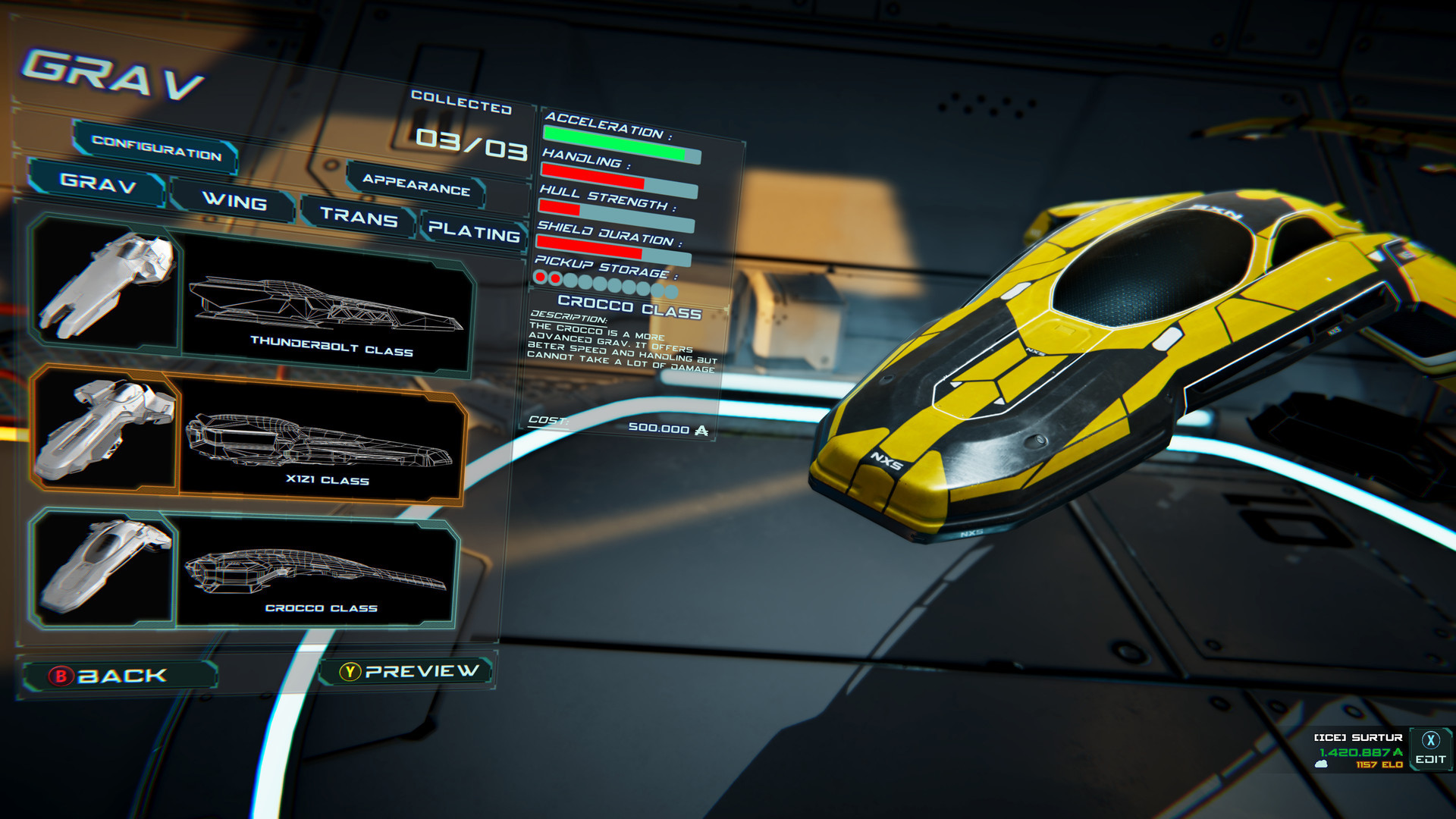 Скриншот: Antigraviator