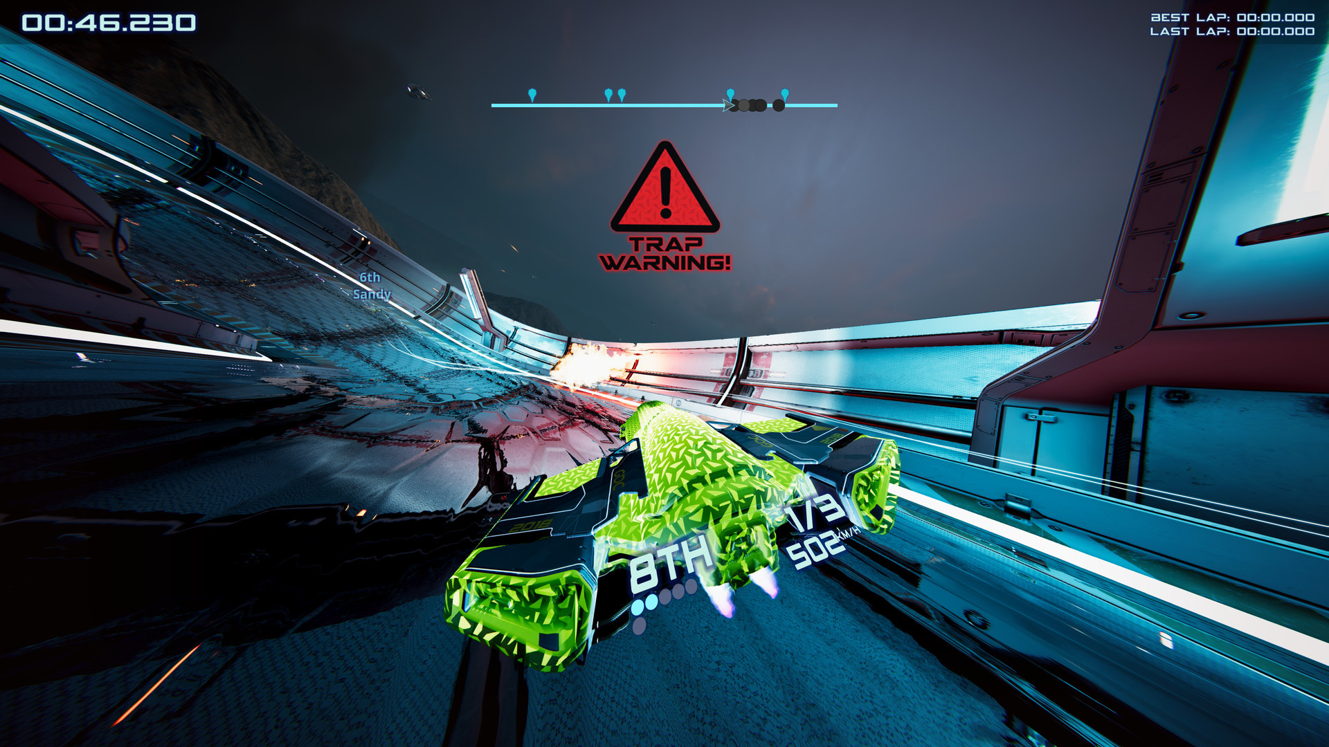 Скриншот: Antigraviator