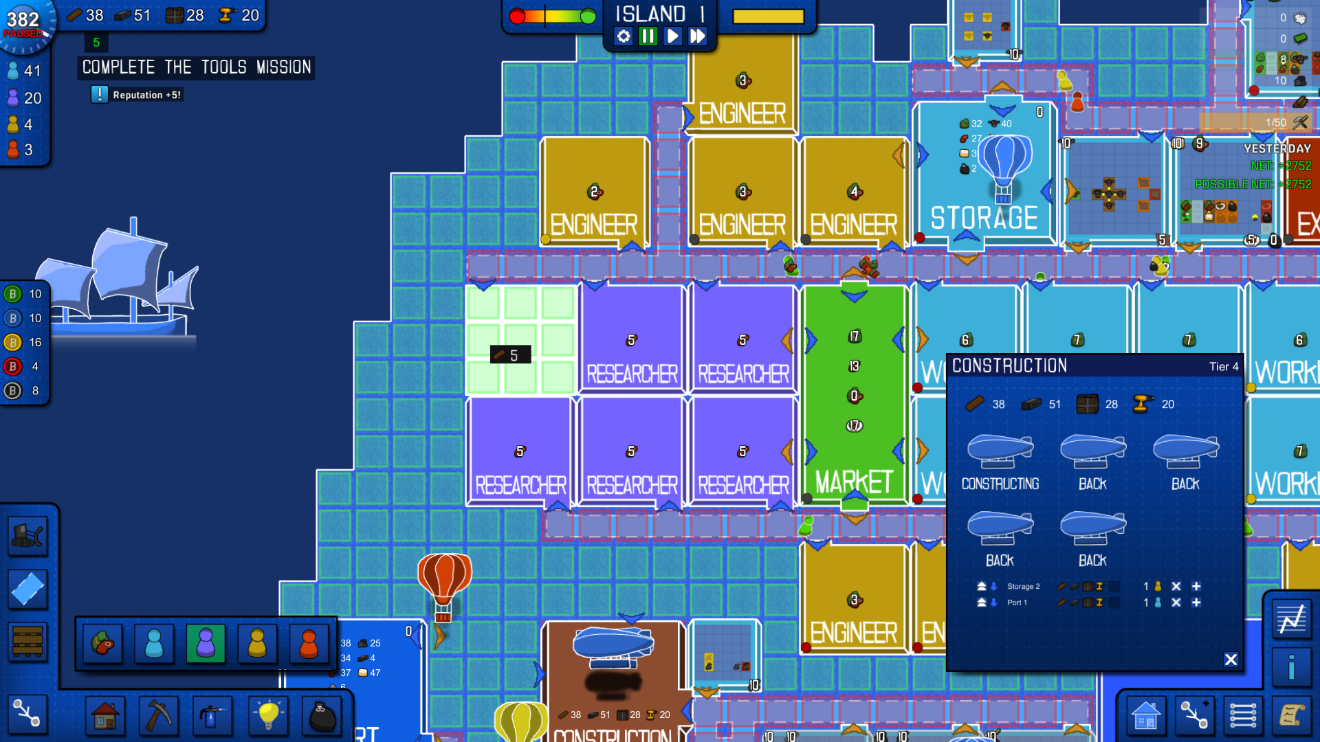 Скриншот: Blueprint Tycoon