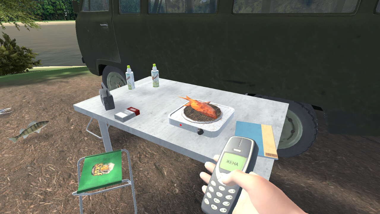 Скриншот: Скуф на рыбалке