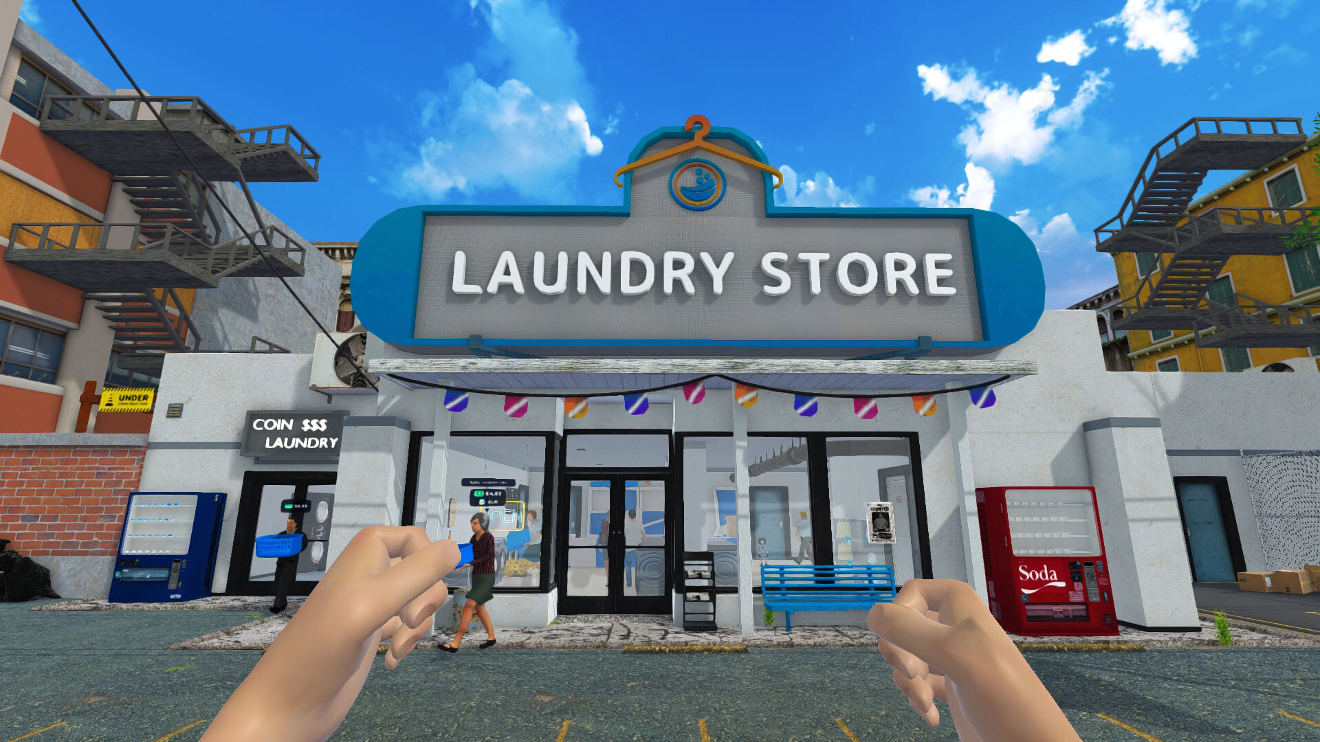 Скриншот: Laundry Store Simulator
