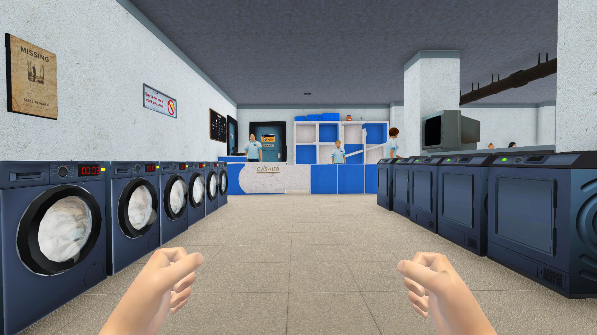 Скриншот: Laundry Store Simulator