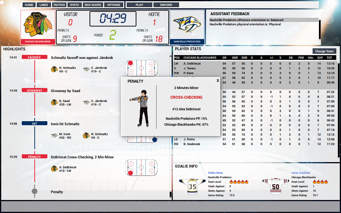 Скриншот: Franchise Hockey Manager 5