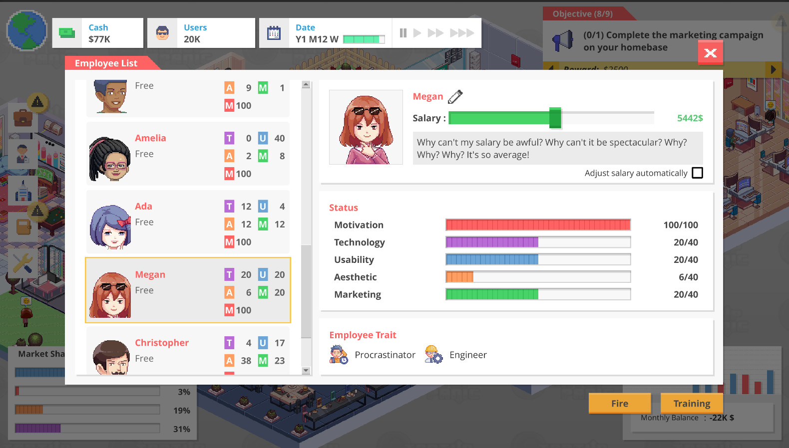 Скриншот: Startup Panic