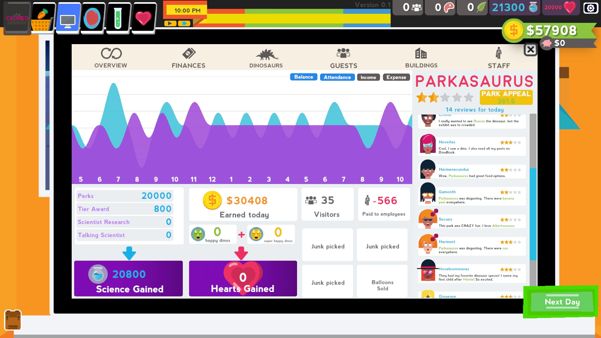 Скриншот: Parkasaurus