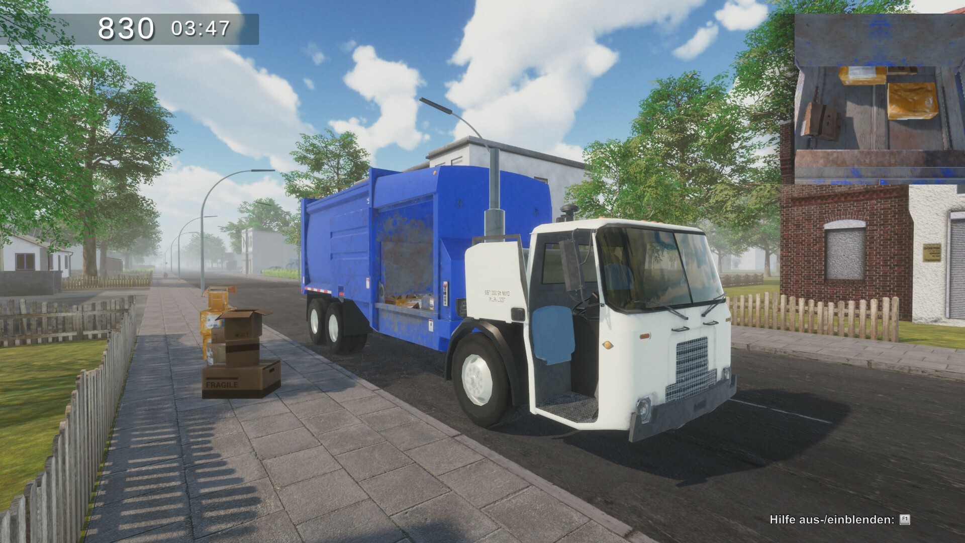 Скриншот: Garbage Truck Simulator