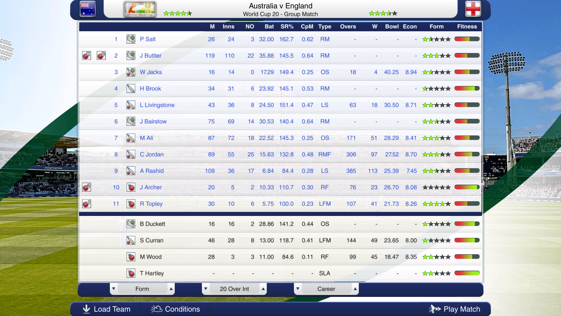 Скриншот 11: Cricket Captain 2024