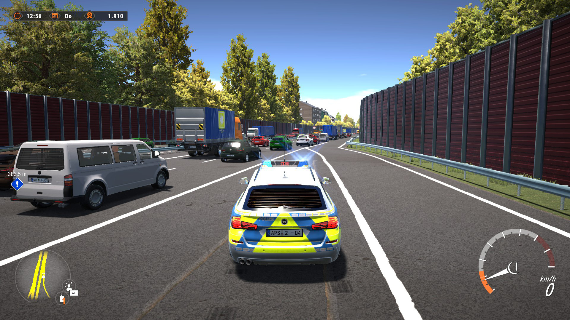 Скриншот: Autobahn Police Simulator 2
