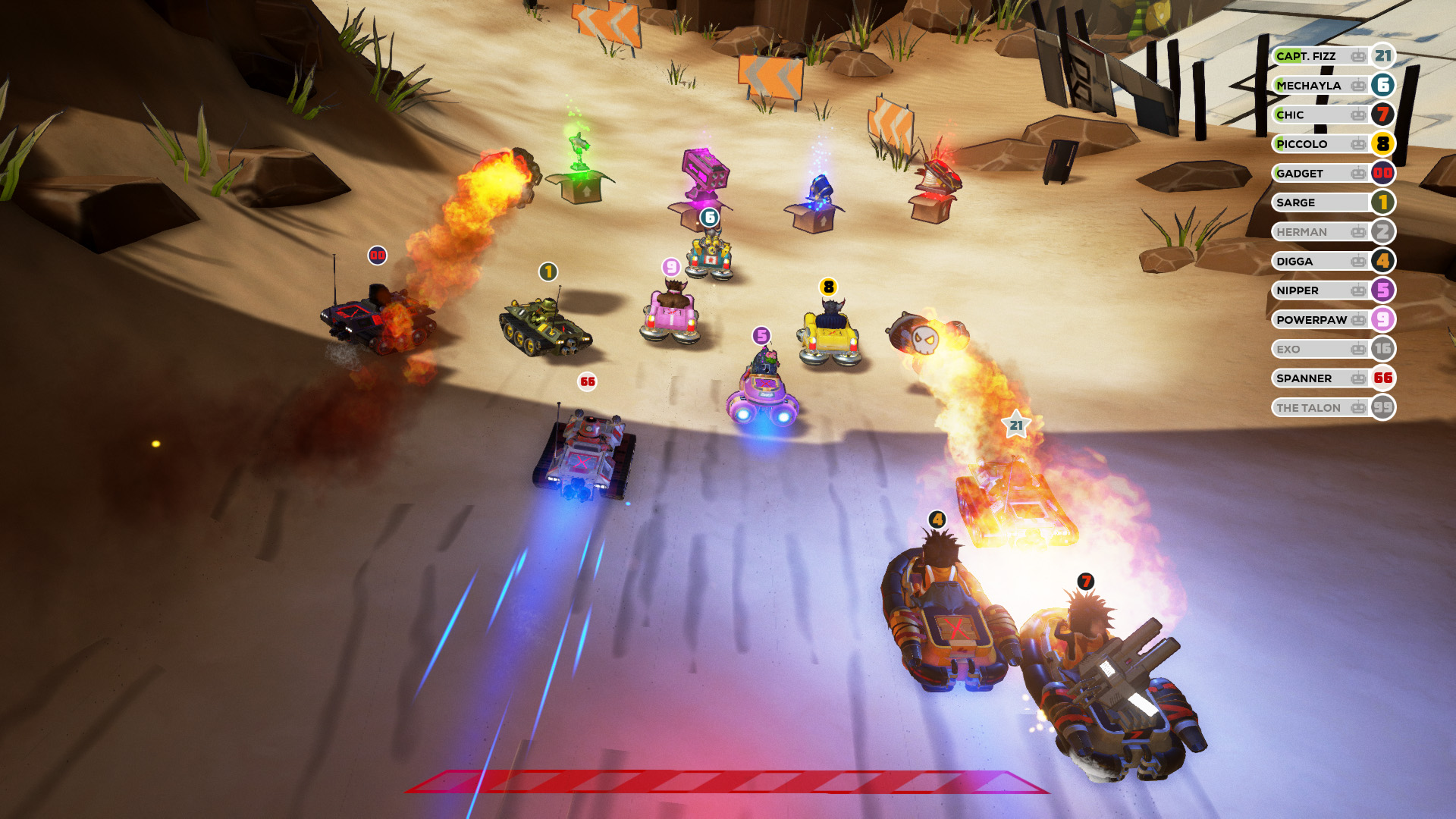 Скриншот: Obliteracers