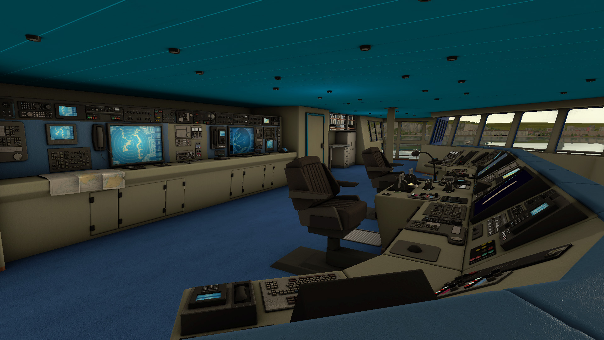 Скриншот: European Ship Simulator