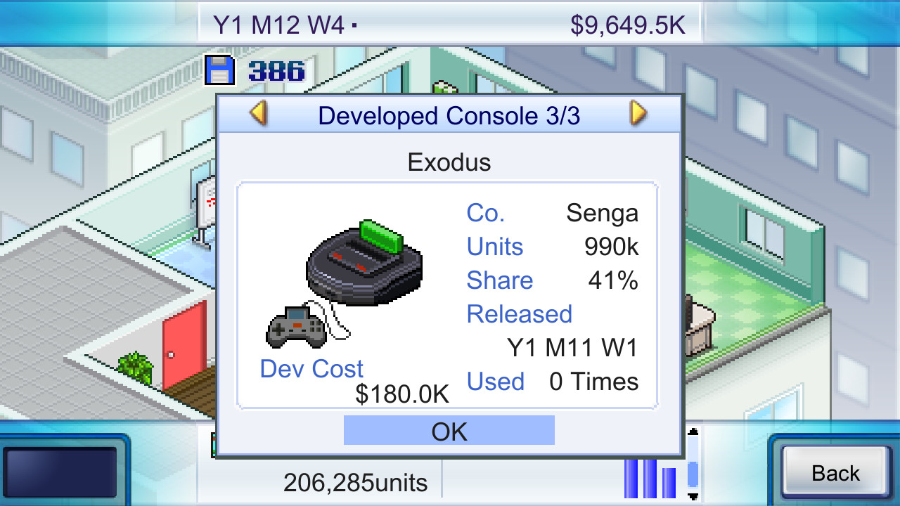 Скриншот: Game Dev Story