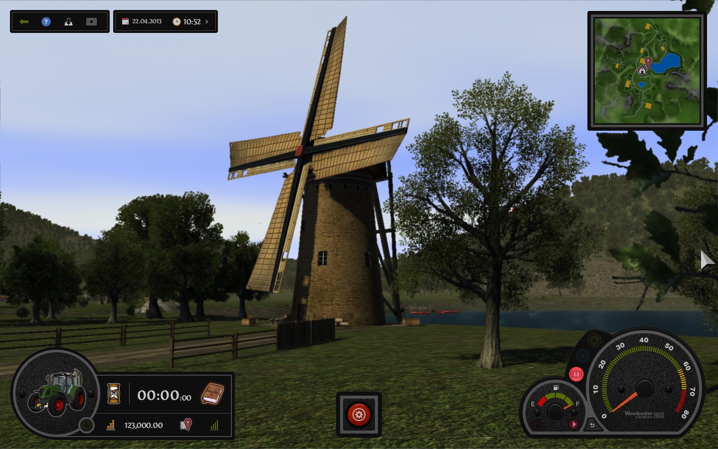 Скриншот: Woodcutter Simulator 2013