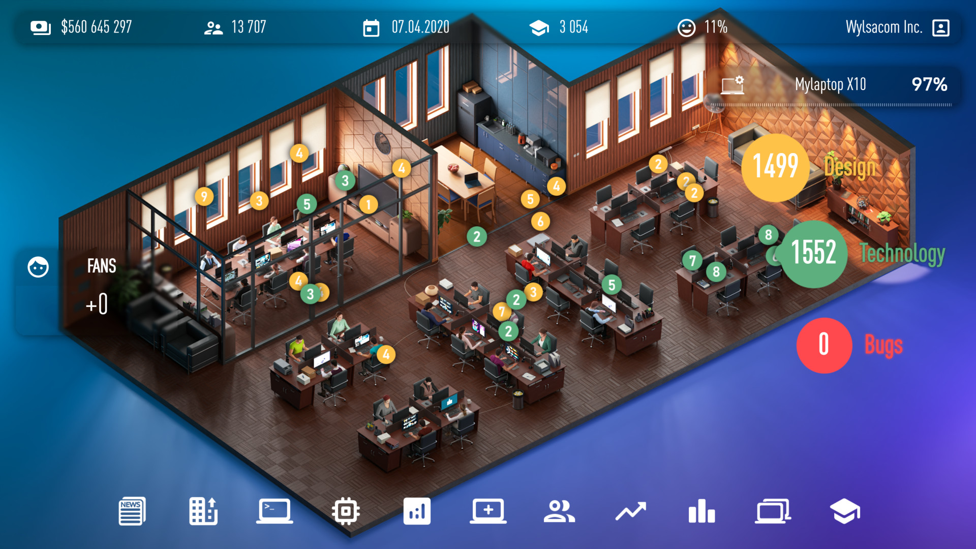 Скриншот: Laptop Tycoon