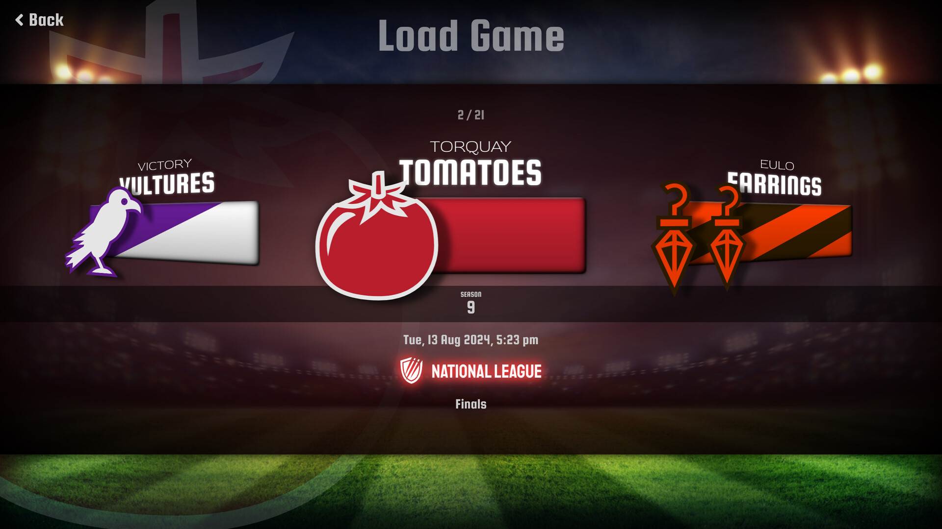 Скриншот: Squiggle Football