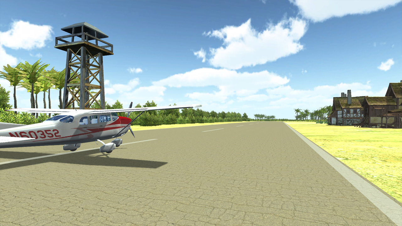 Скриншот: Island Flight Simulator