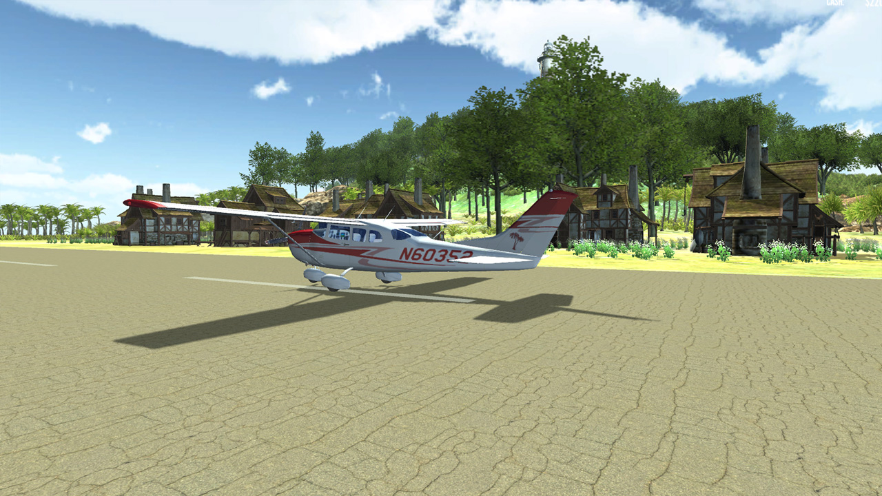 Скриншот: Island Flight Simulator