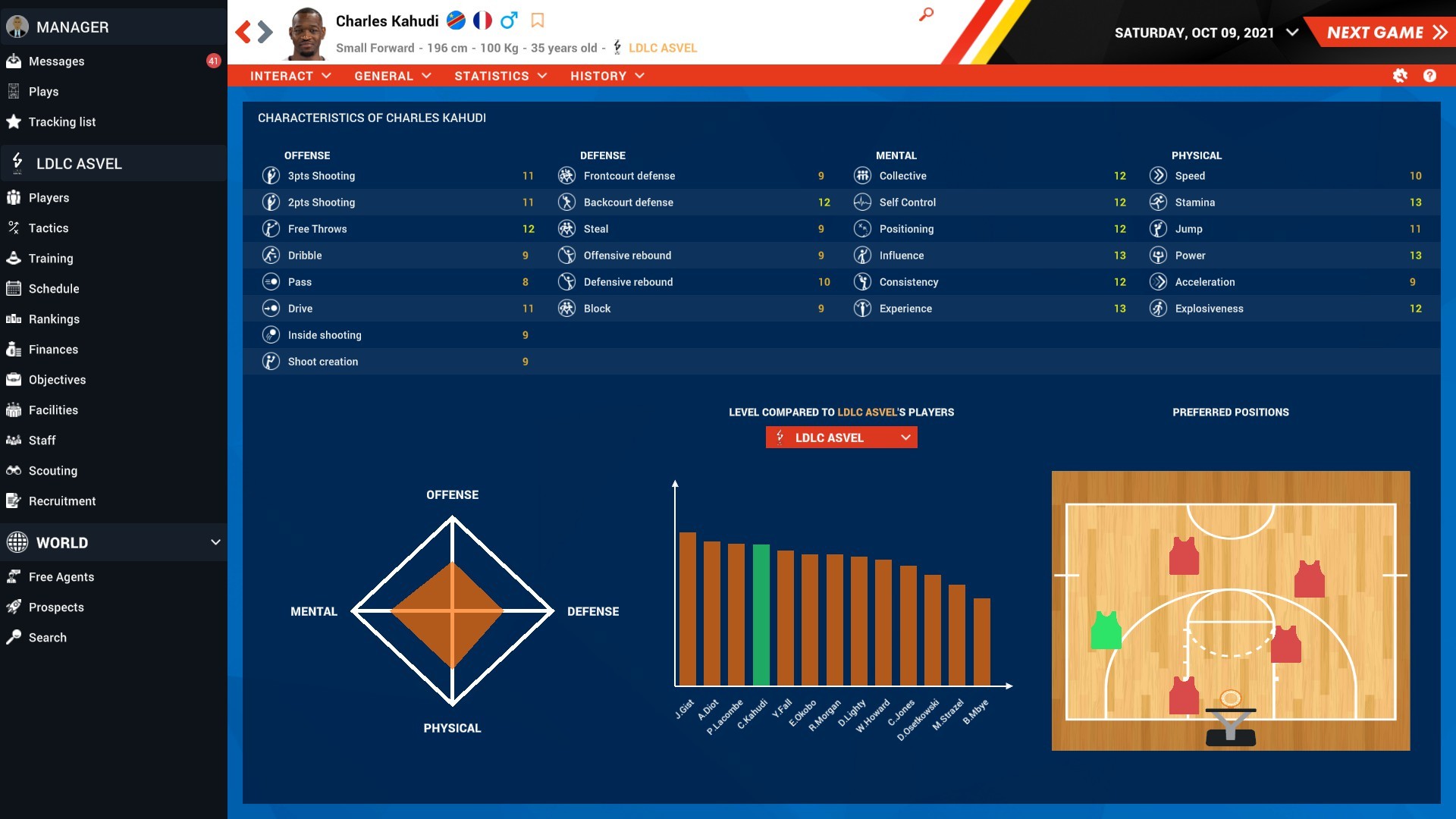 Скриншот: Pro Basketball Manager 2022