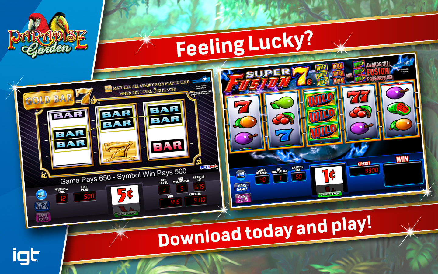 Скриншот: IGT Slots Paradise Garden
