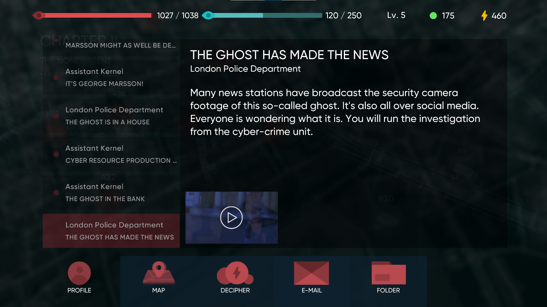 Скриншот: Recontact London: Cyber Puzzle