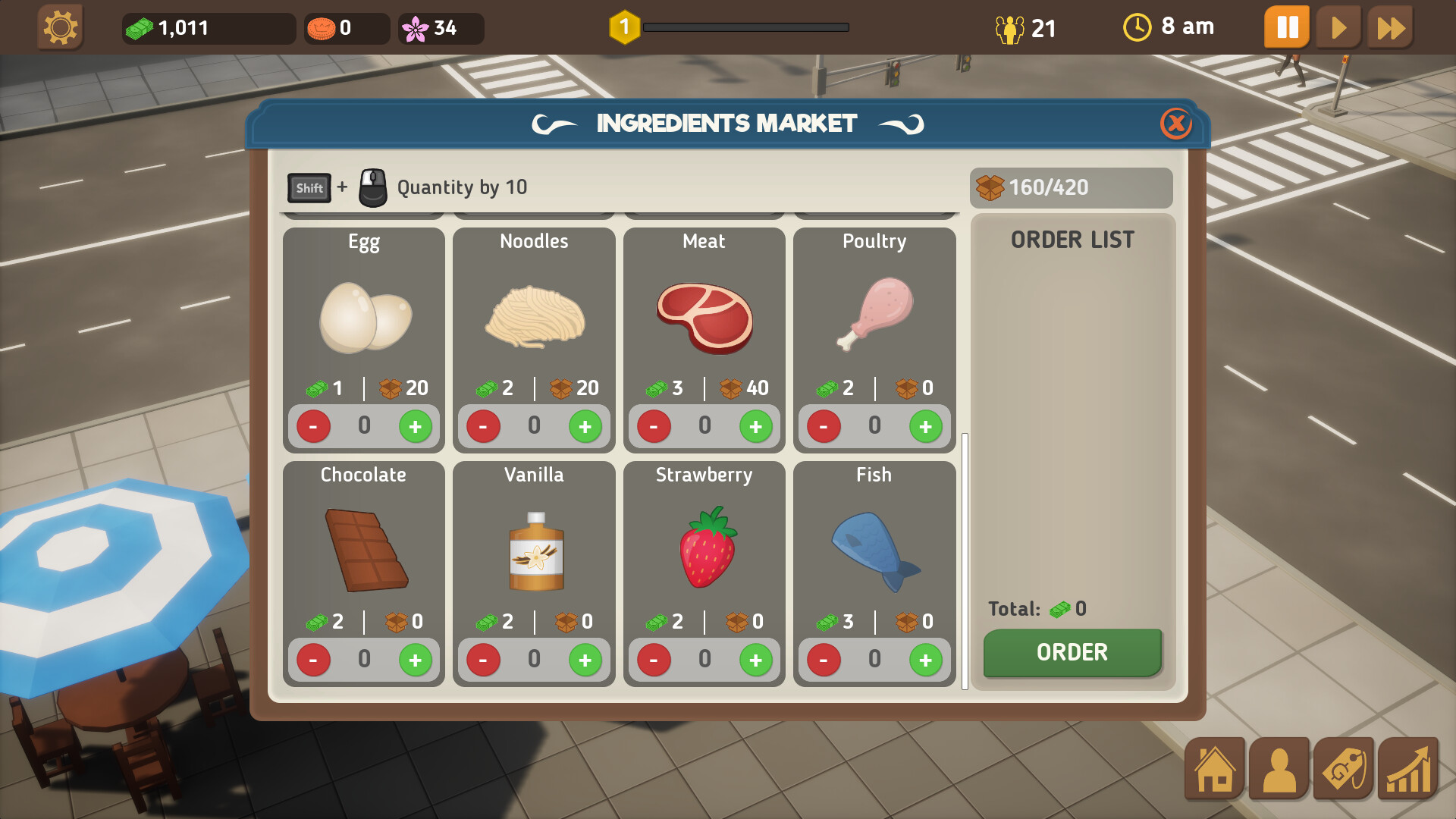 Скриншот 6: Food Park Manager