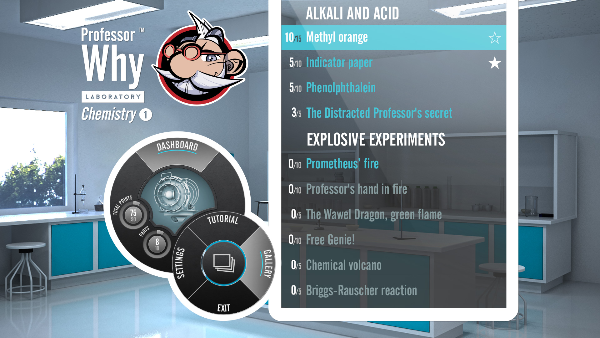 Скриншот: Professor Why™ Chemistry 1