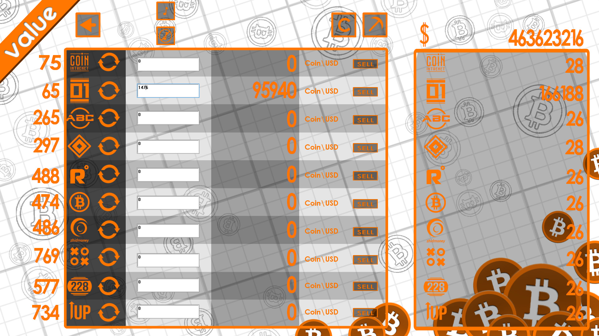 Скриншот: Bitcoin Trader