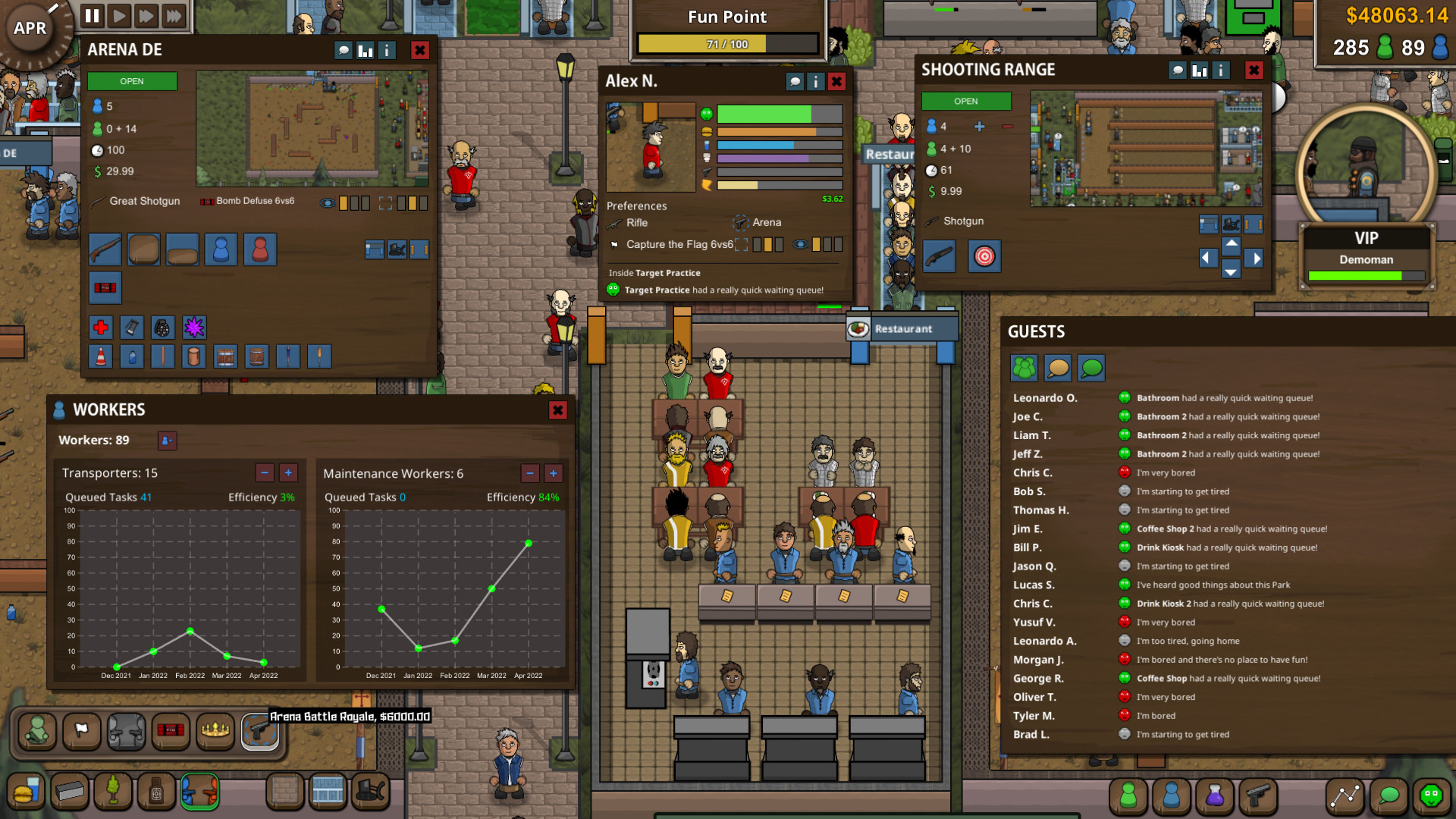 Скриншот: Battle Royale Tycoon