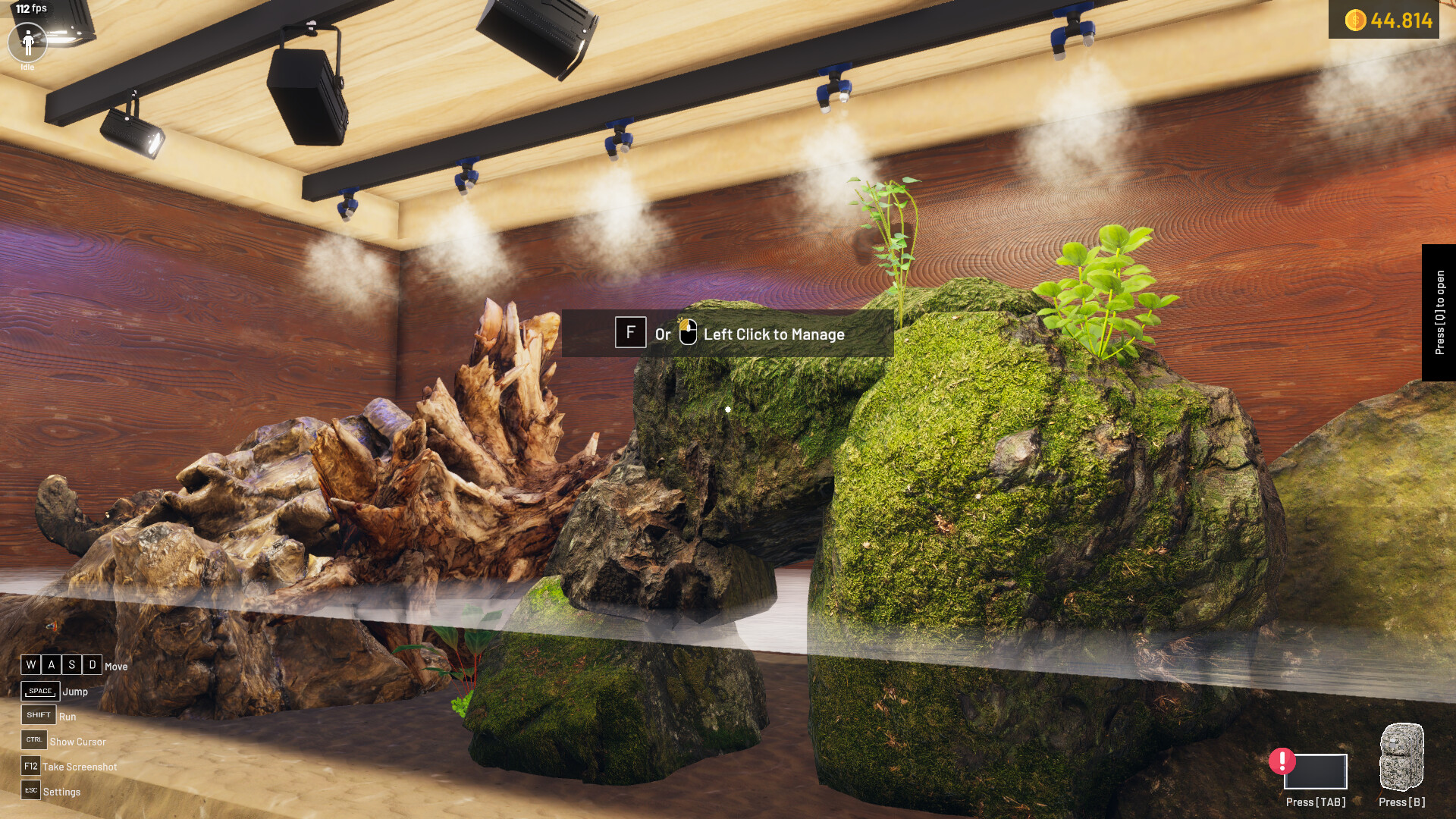 Скриншот: Aquascapers