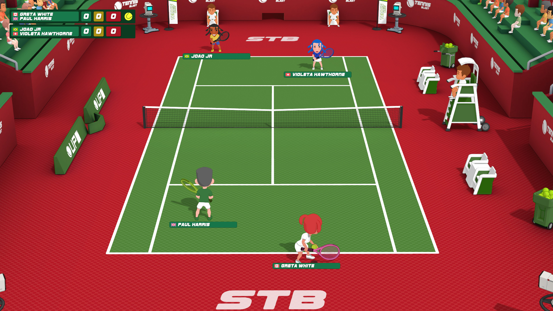 Скриншот: Super Tennis Blast