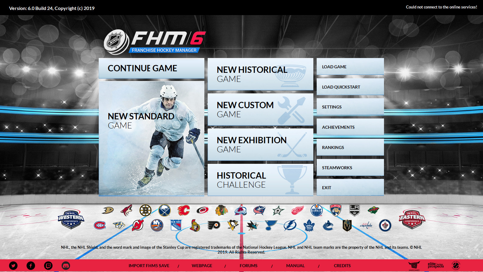 Скриншот: Franchise Hockey Manager 6