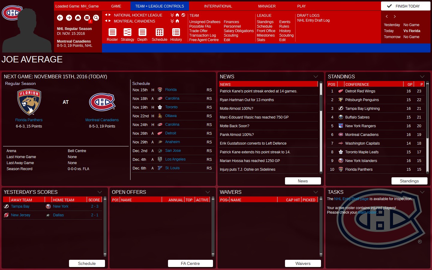 Скриншот 9: Franchise Hockey Manager 3