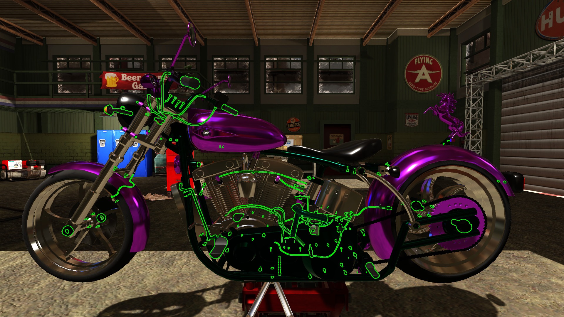 Скриншот: Motorbike Garage Mechanic Simulator