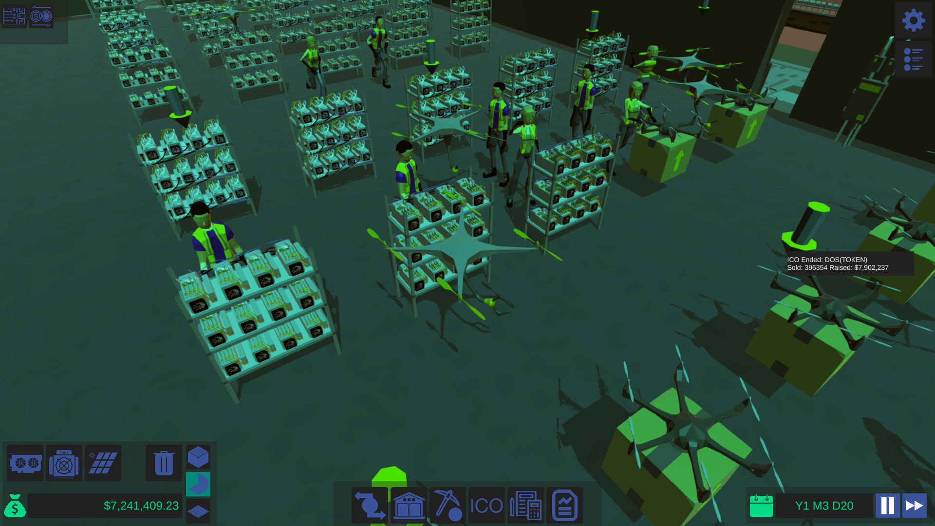 Скриншот: Blockchain Tycoon