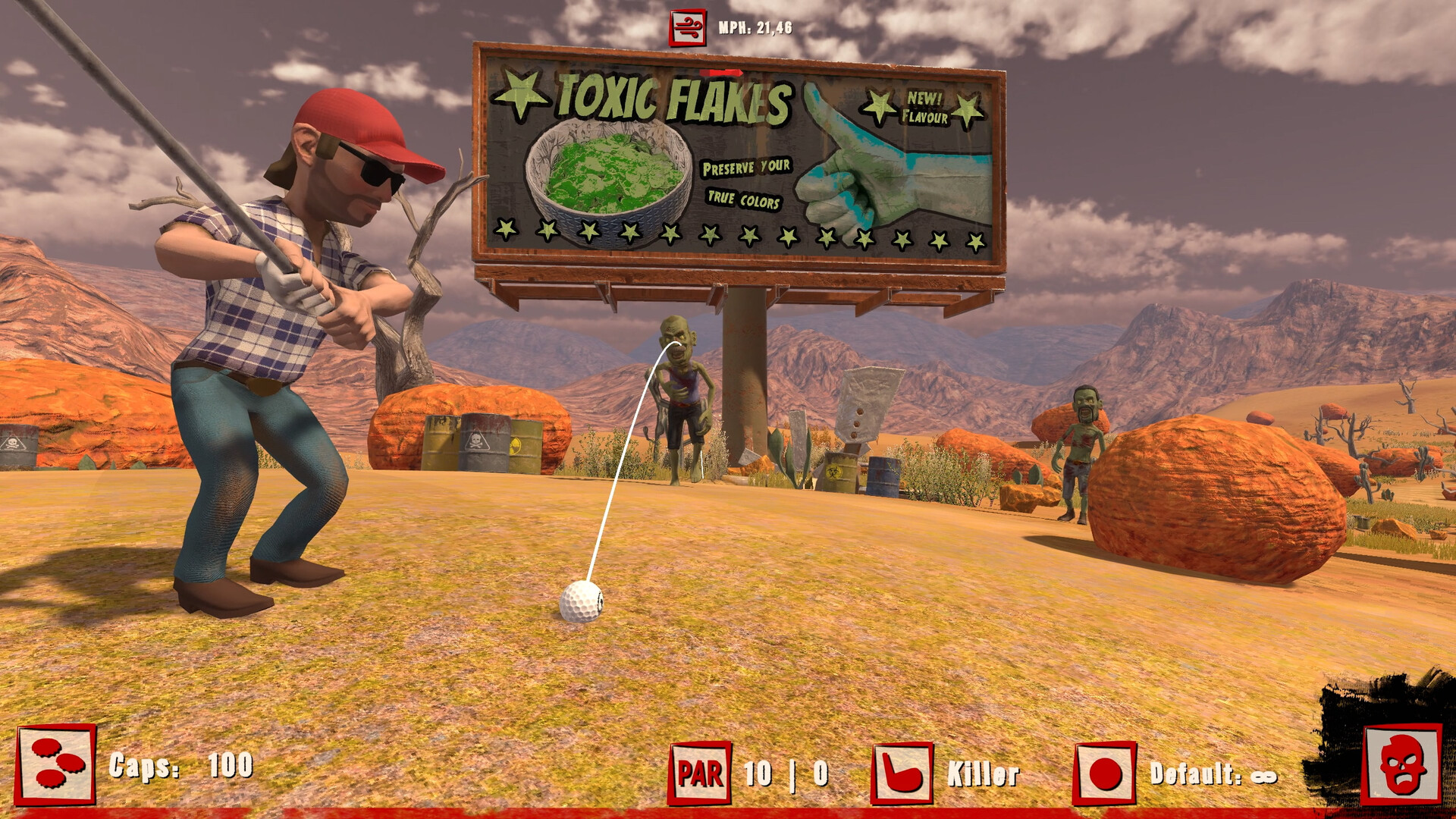 Скриншот: Golf VS Zombies