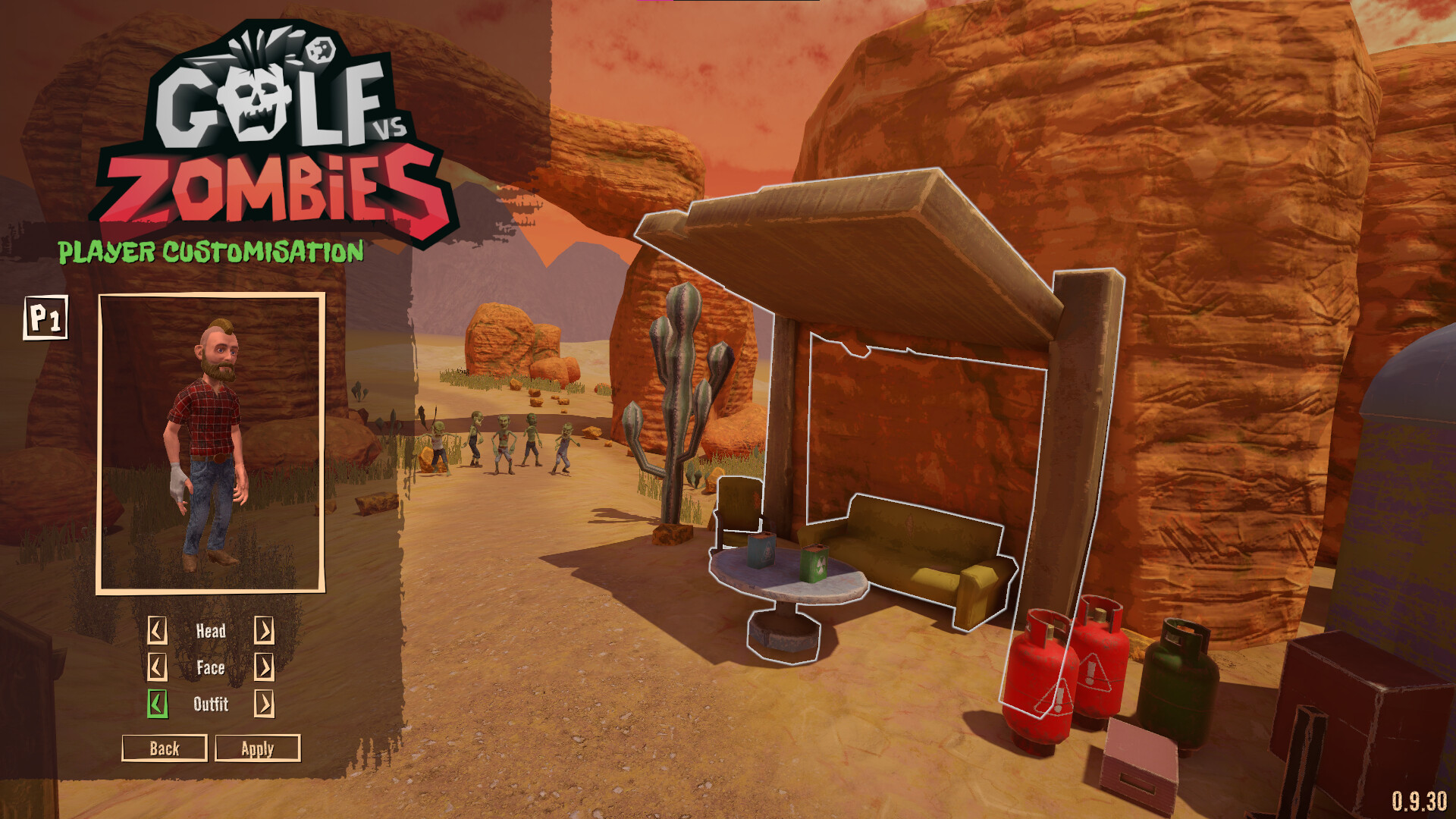 Скриншот: Golf VS Zombies