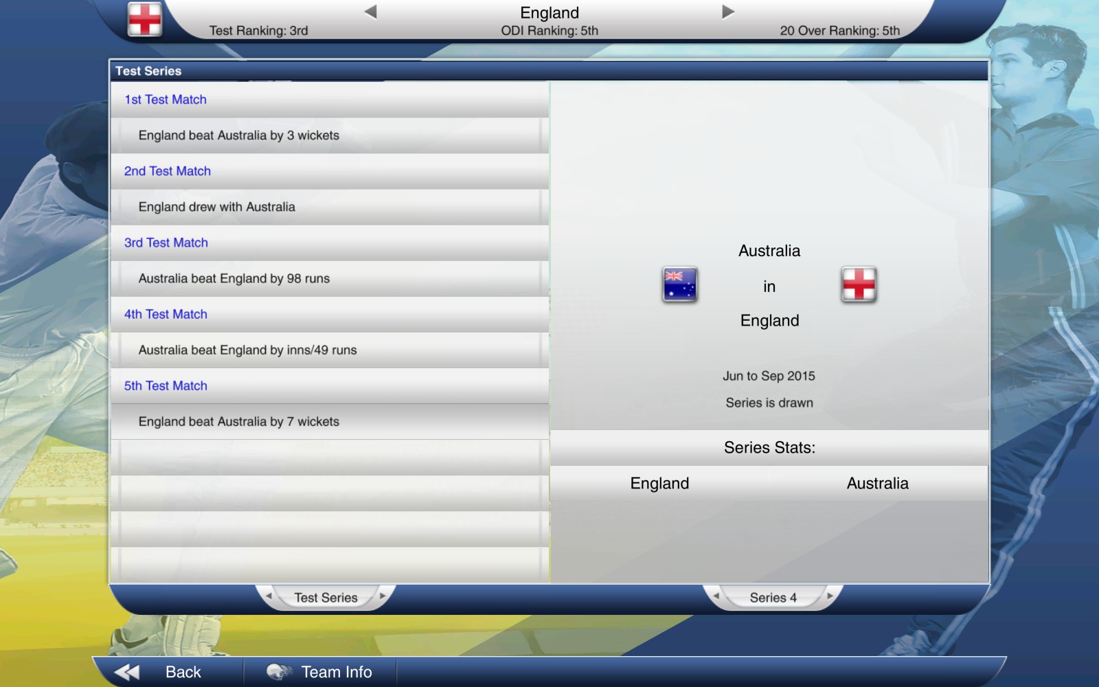 Скриншот 10: Cricket Captain 2015