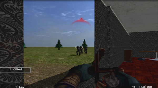 Скриншот: Slingshot people