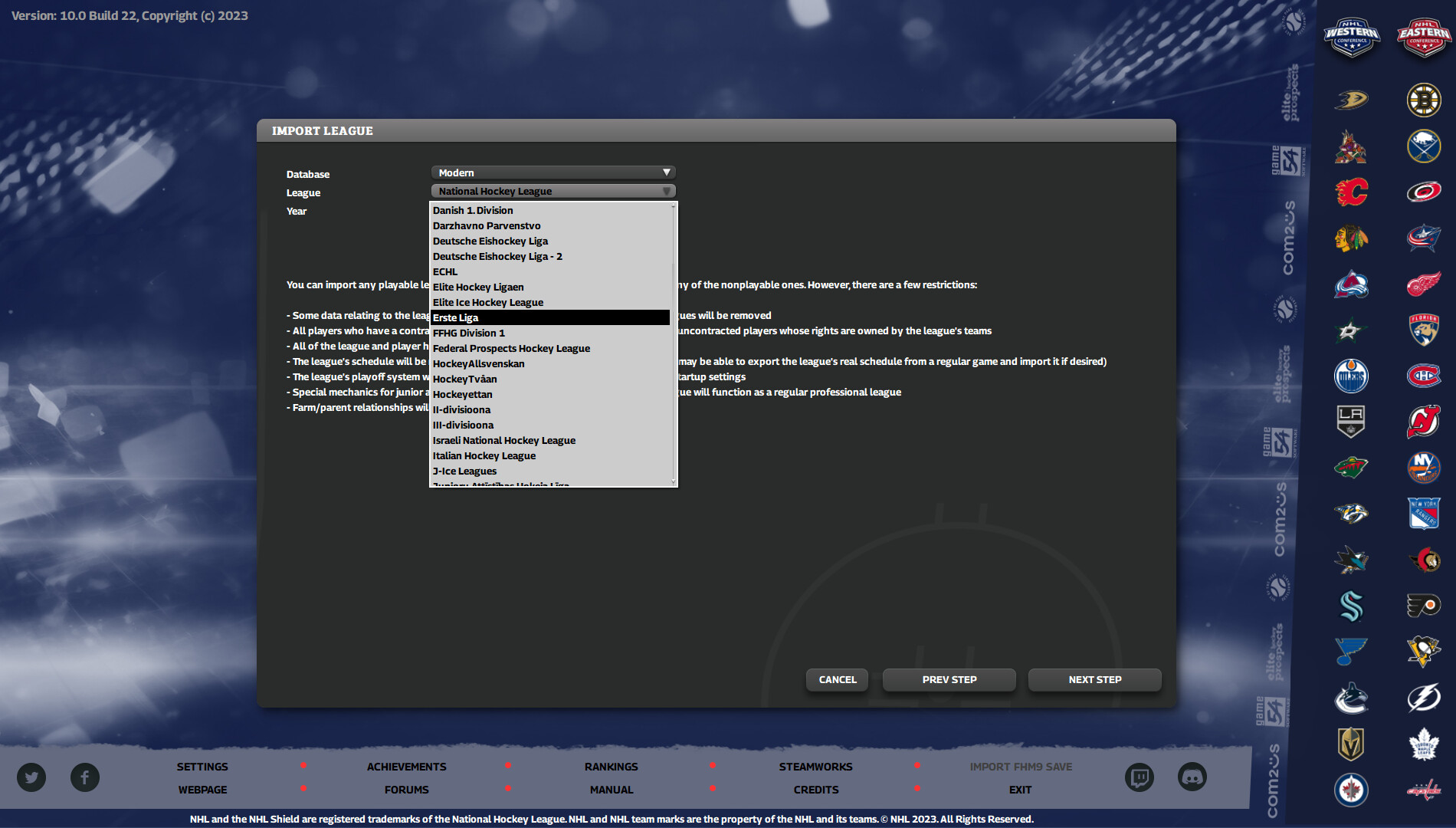 Скриншот 9: Franchise Hockey Manager 10