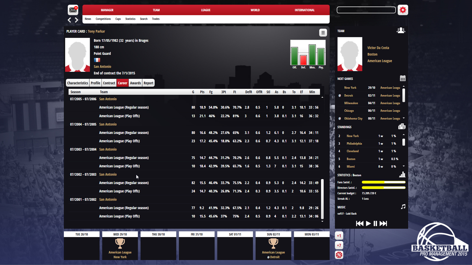Скриншот 8: Basketball Pro Management 2015