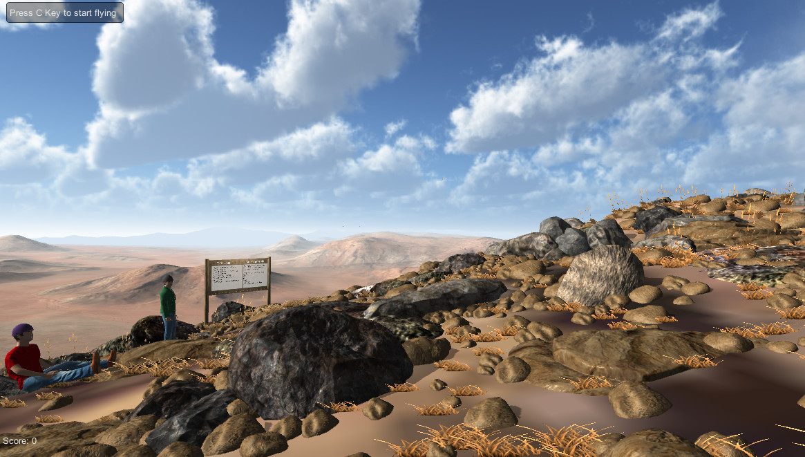 Скриншот: 3D Paraglider