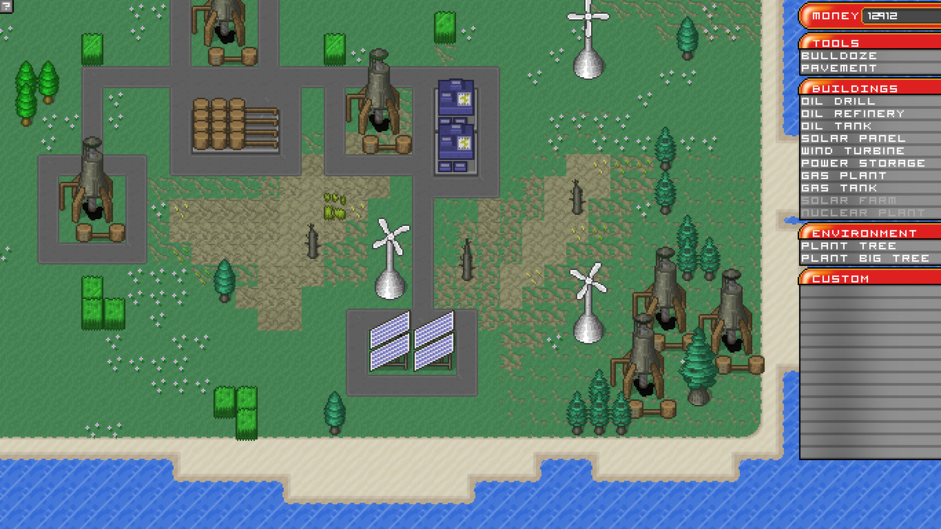 Скриншот: Evopollution