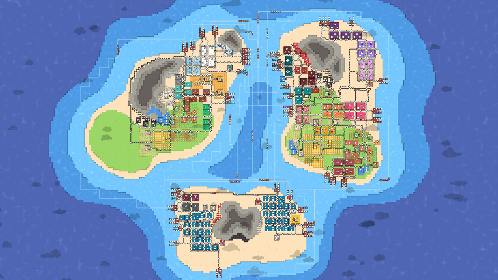 Скриншот: Mini Settlers