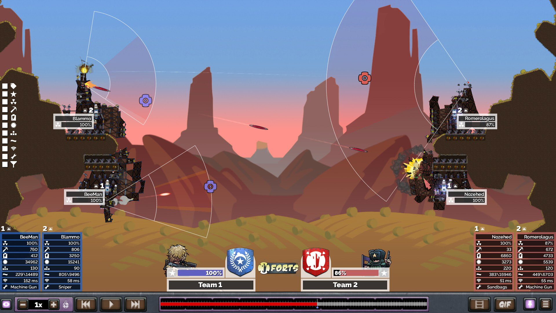 Скриншот: Forts